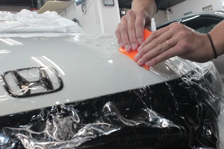 横浜のS660のプロテクションフィルム施工例