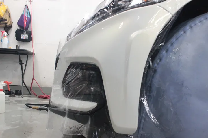 横浜のS660のモデューロバンパーのプロテクションフィルム施工例