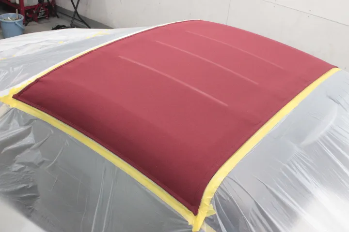 横浜の艶が出ない幌撥水コーティング