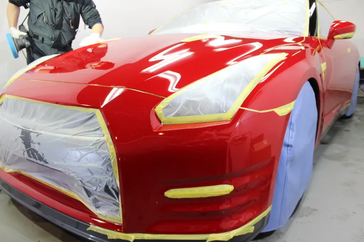 35GTRの磨きとコーティング