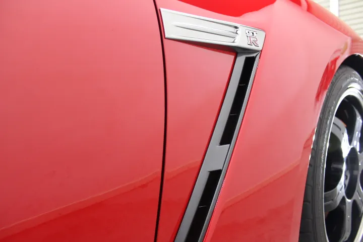 GTRのフェンダー後部のエアアウトレット