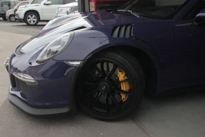 ポルシェ911GT3 RSを東京で磨きPPF施工