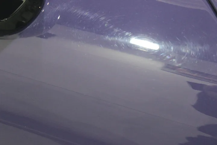 911GT3 RSのウルトラヴィオレットのキズ除去