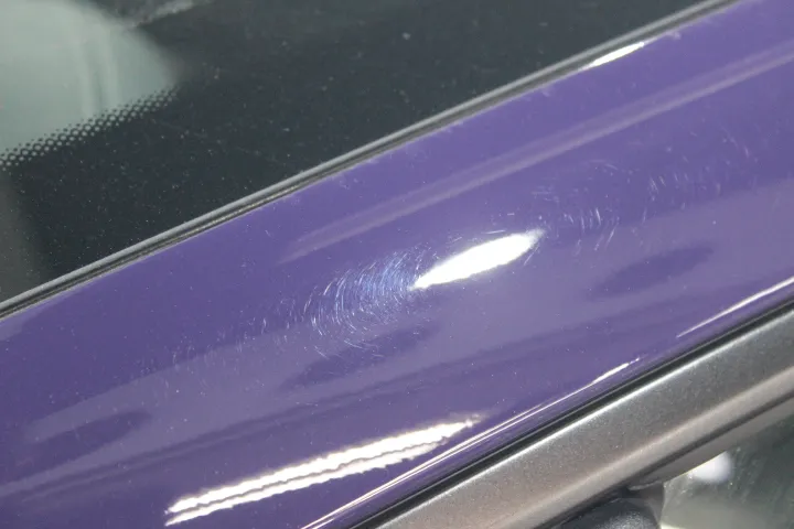 プロテクションフィルムに付いたキズの消し方