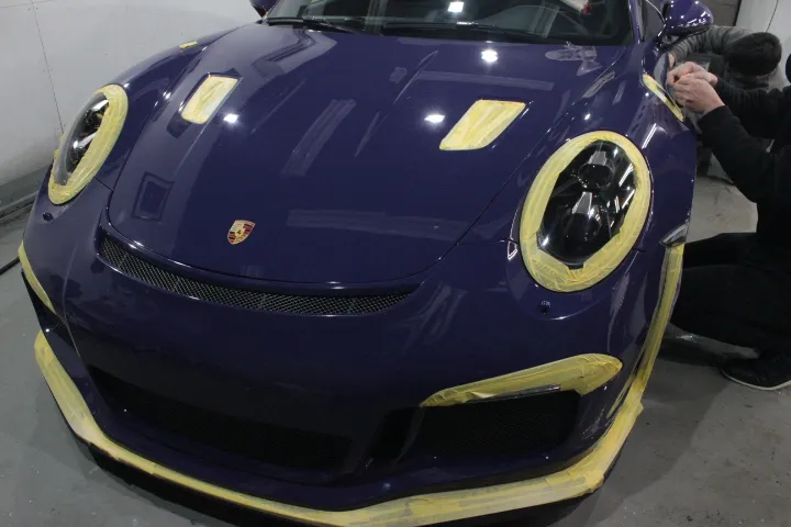 911GT3 RSの磨きとコーティング