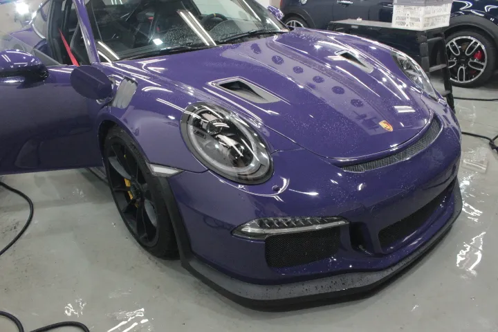 911GT3RSのコーティング下地処理完了