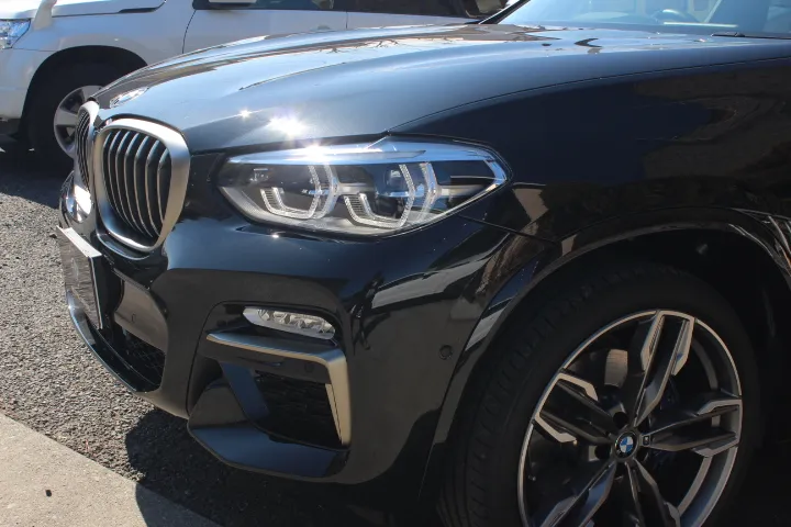BMW X3の各種プロテクションフィルム施工とホイールコーティング