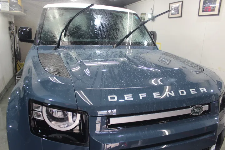 シャンプー洗車とトラップ粘土で鉄粉除去