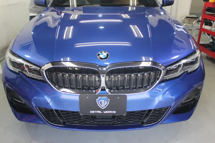 BMW3シリーズの表裏両面のホイールコーティング