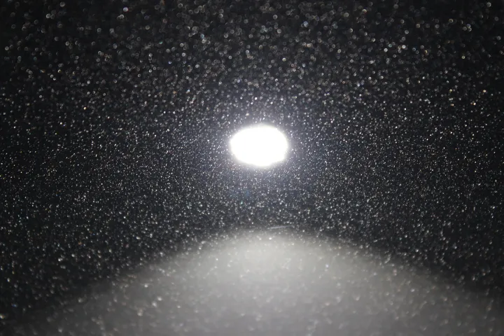 ソニッククオーツのメタリック粒子