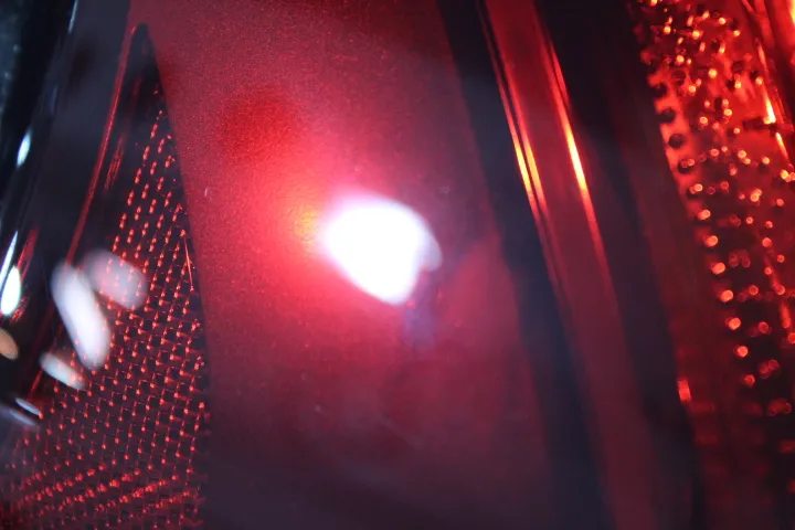 レクサスのテールランプの研磨とコーティング