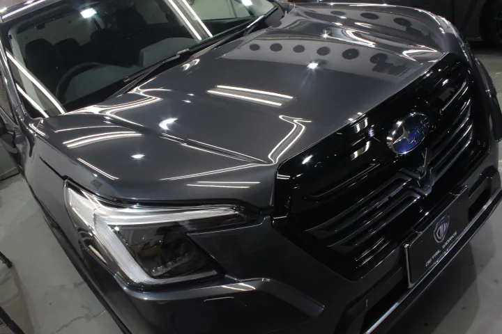 東京のカーコーティング専門店でスバル車とコーティング