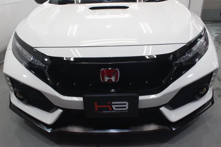 東京都多摩市のホンダシビックタイプRのセラミックコーティング施工例