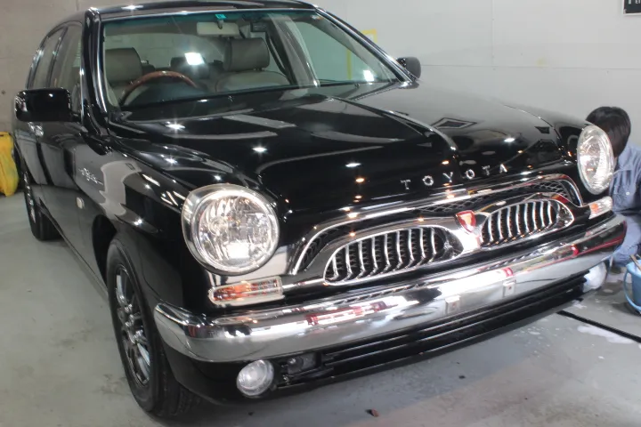 トヨタオリジンのカーコーティング施工